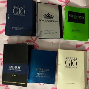 Versace Eros and Other Fragrance Boxes